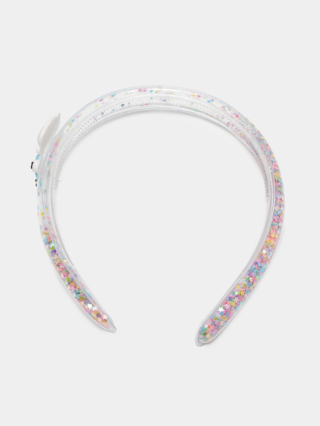 Ободок для волос "Ободок для принцесс", мультяшный дизайн, с блестками — фото 1