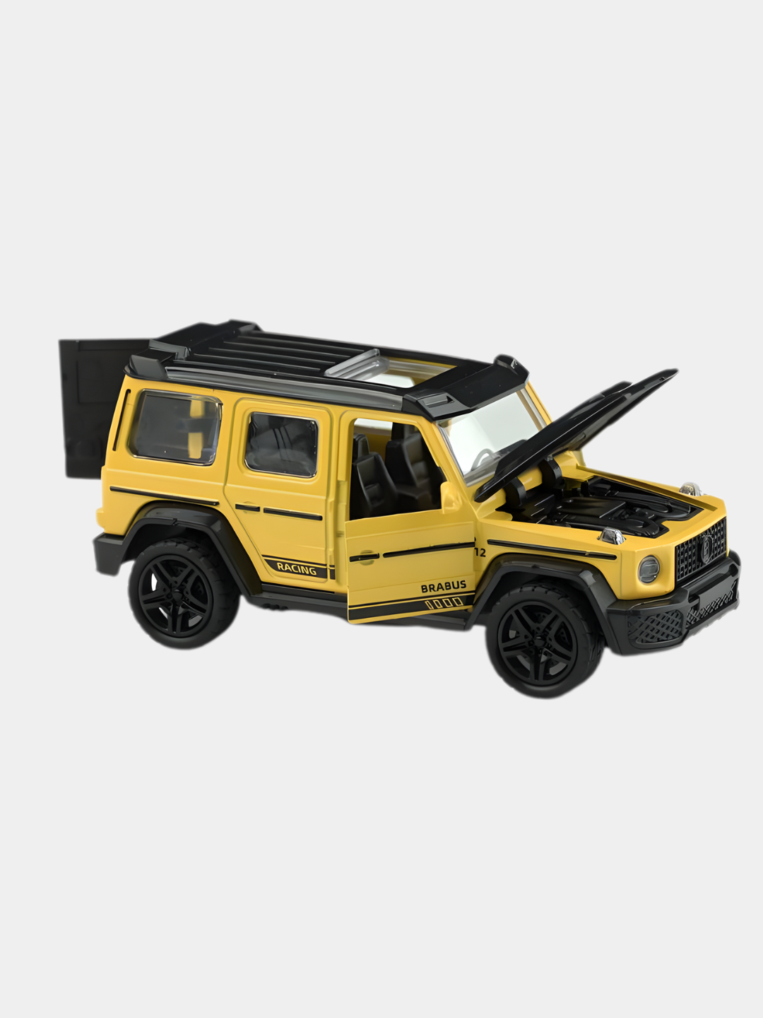 Машина инерционная, полицейская машина, внедорожник, джип, двери открываются — фото 1