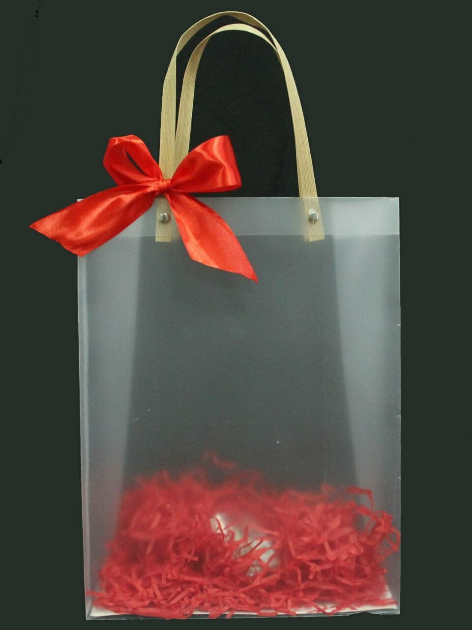 Подарочный набор из 4-х упаковок с бантиком и LED подсветкой, сумка размером 25×20×19, праздничный и стильный комплект