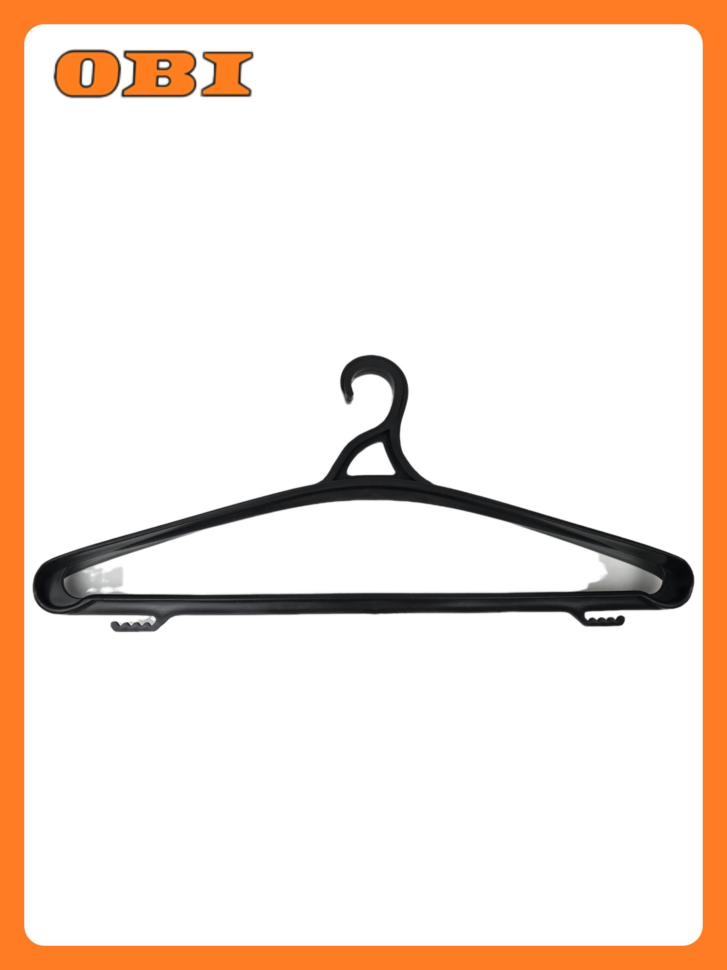 Вешалка Darel plastic 48-50 крепкая черная