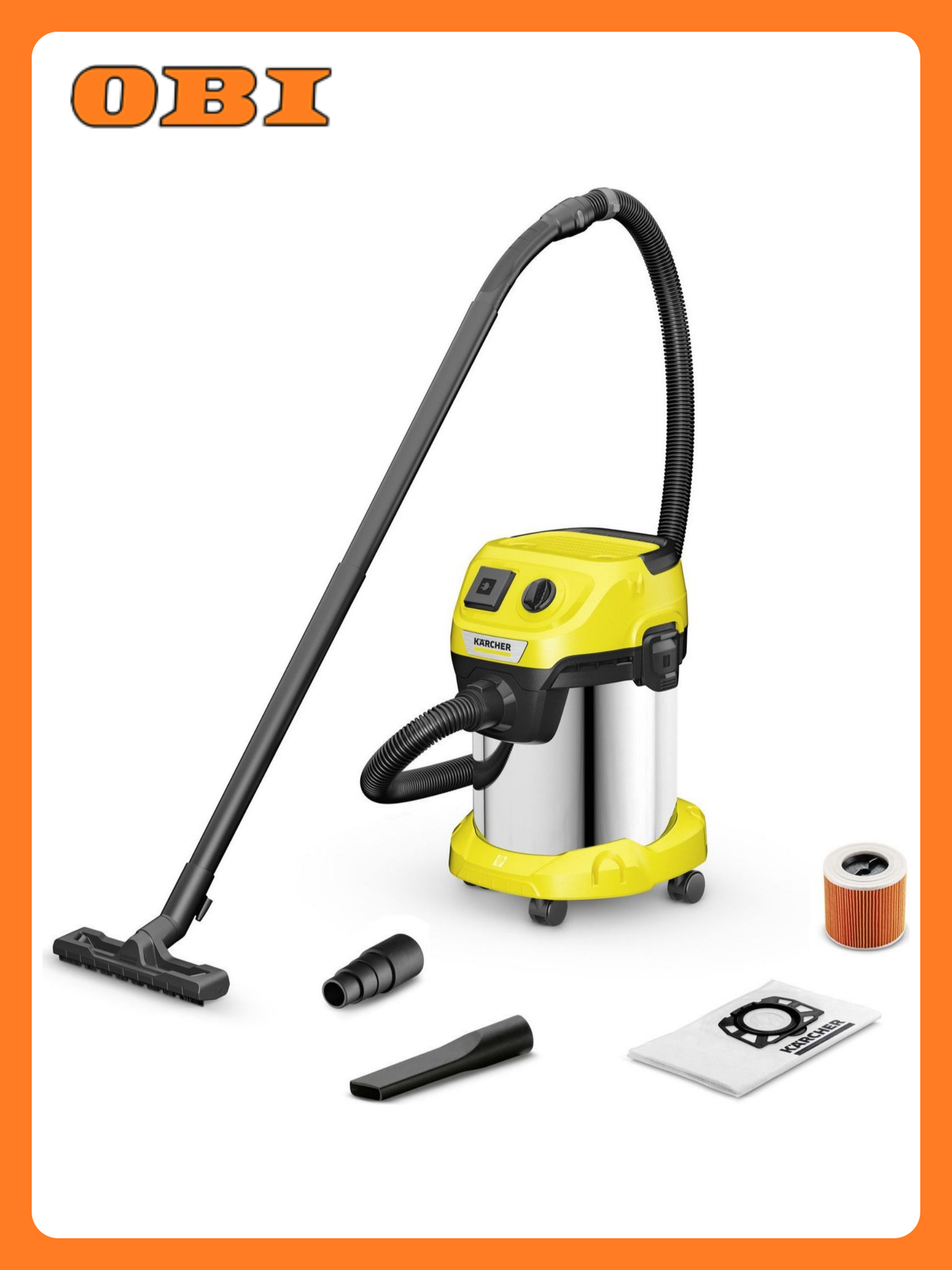 Пылесос KARCHER WD 3 P S V-17/4/20(1.628-190.0) 1000 Вт 17 л
