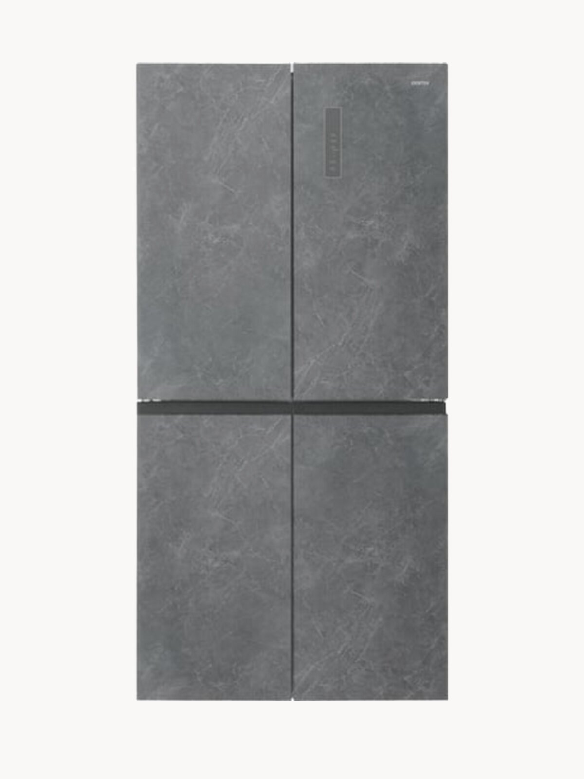 Большой четырехдверный холодильник No-Frost CENTEK CT-1743 Gray Stone: серый графит, 503л (317л/186л), текстура камень, инверторный, двухкамерный, А++