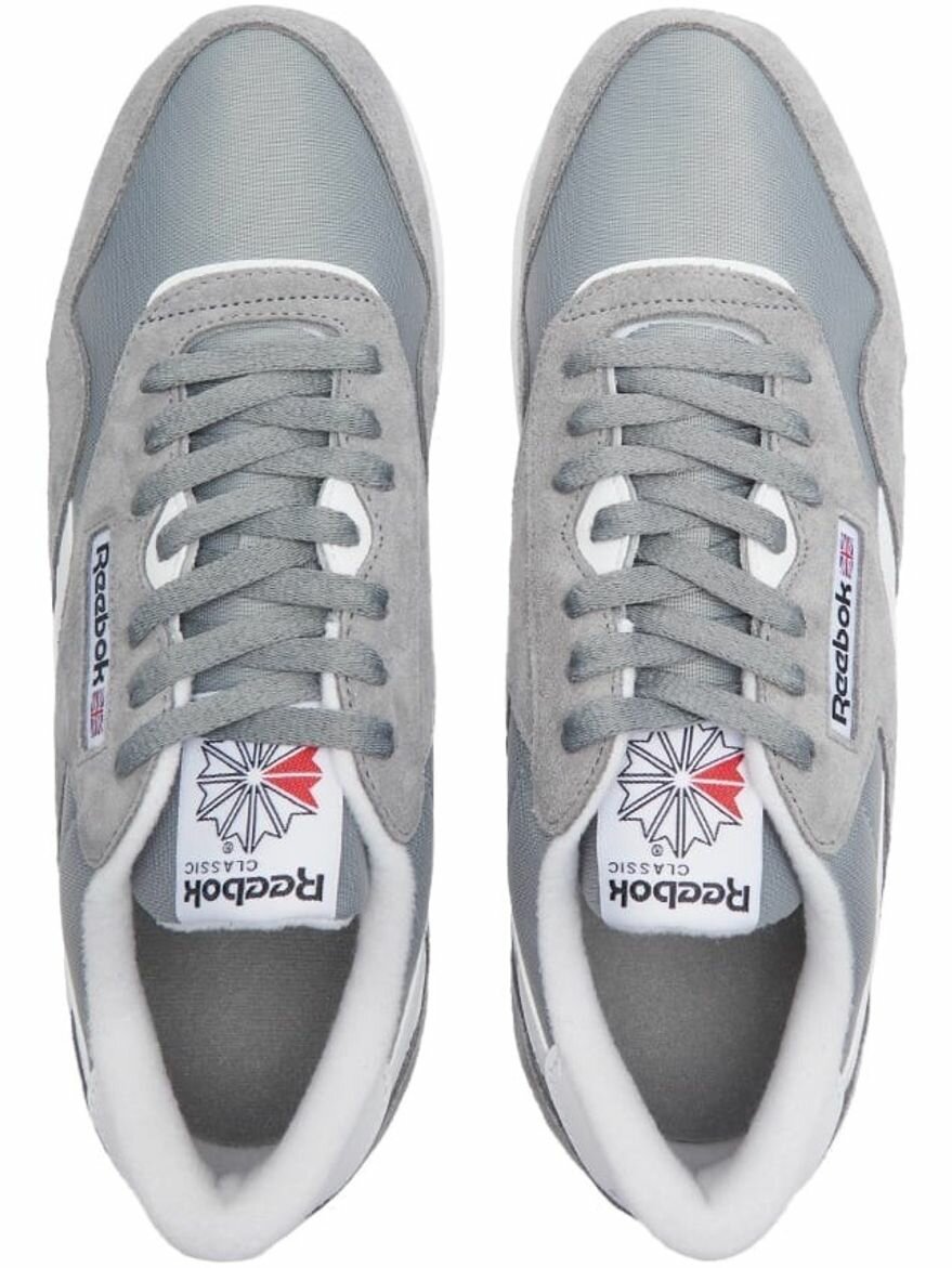 Кроссовки Reebok Classic Nylon, полнота F, размер 7,5 US, серый — фото 1