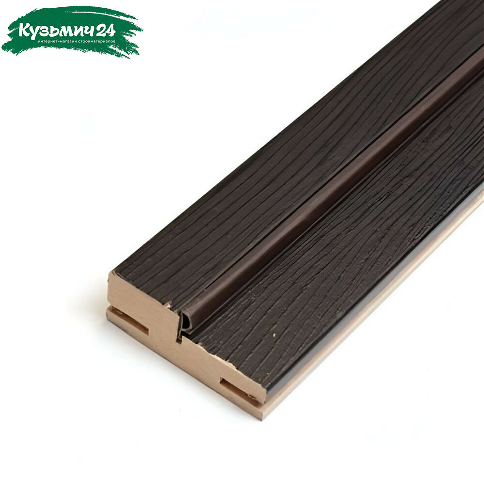 Коробка дверная сэндвич ПВХ Венге для межкомнатных дверей 35х75х2070 мм