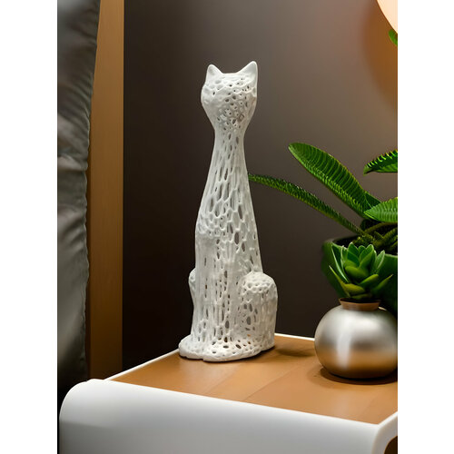 Статуэтка для интерьера декор для дома фигурка кошки 730₽