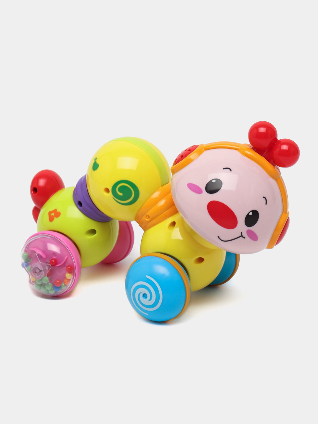 Интерактивная музыкальная гусеница на колёсах