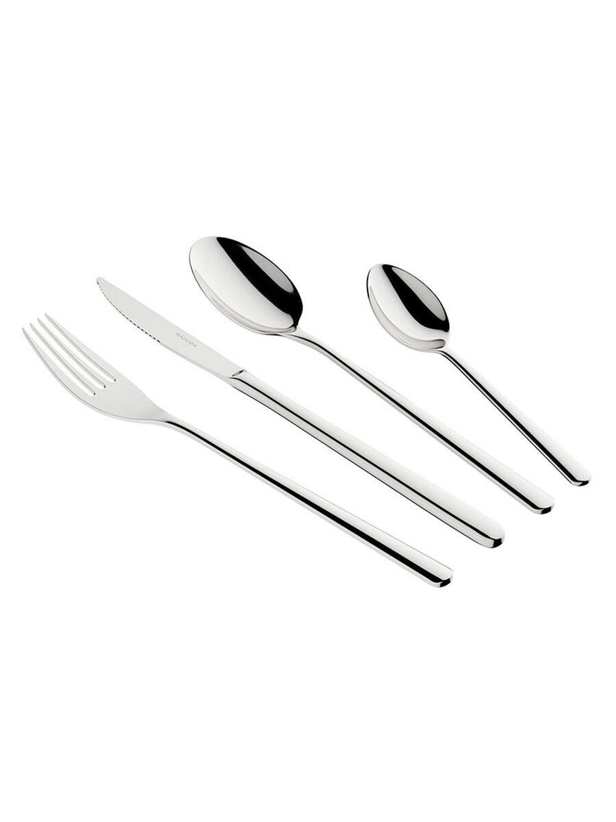 Набор столовых приборов NADOBA, серия IRIS, 16 предметов, на 4 персон, нержавеющая сталь — фото 1