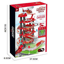 Игровой набор SIX SIX ZERO "Полицейский гараж", от 3 до 5 лет, синий — фото 1