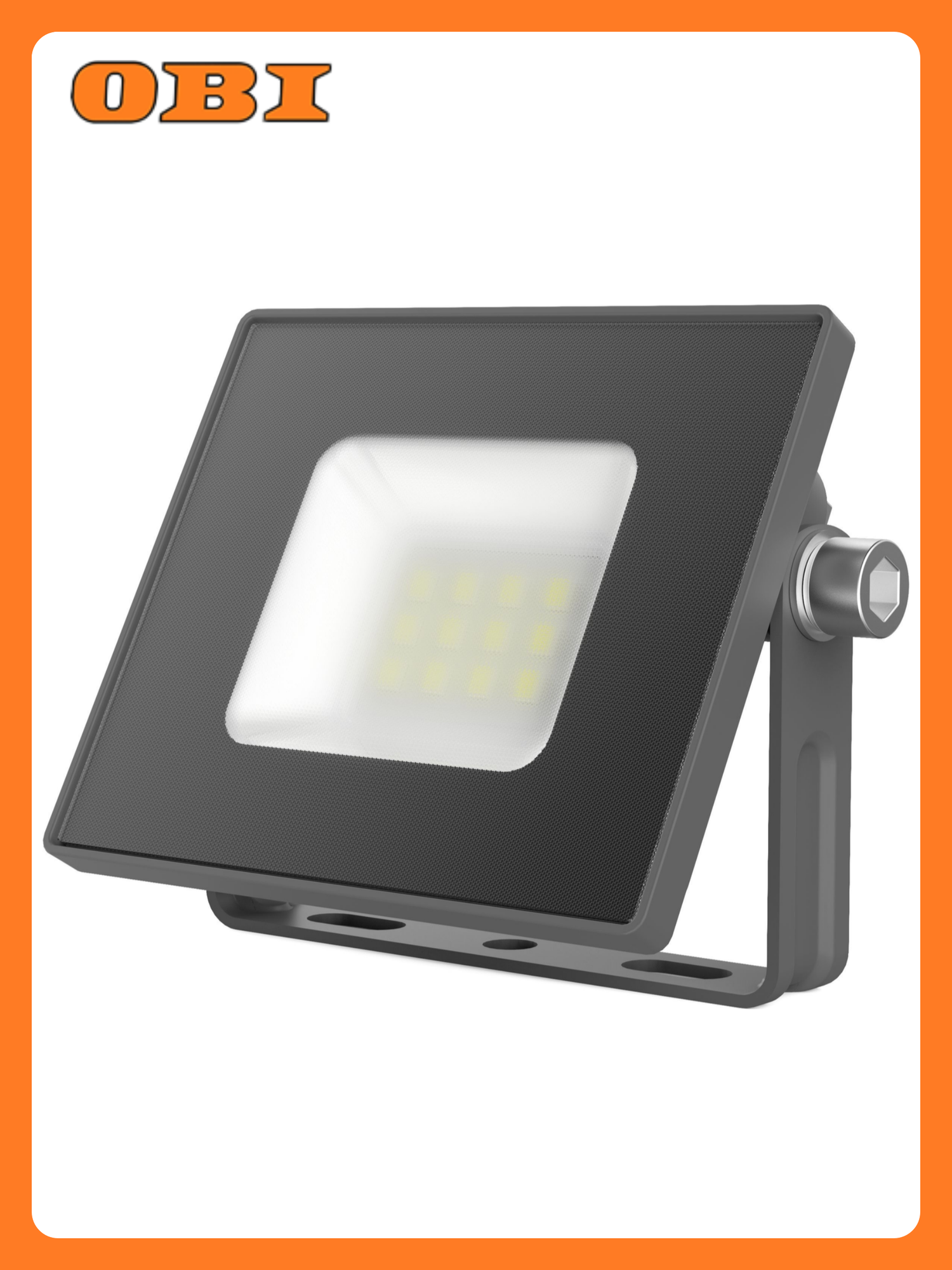 Прожектор Gauss BASIC 10W 820lm 6500K 200-240V IP65 графитовый LED