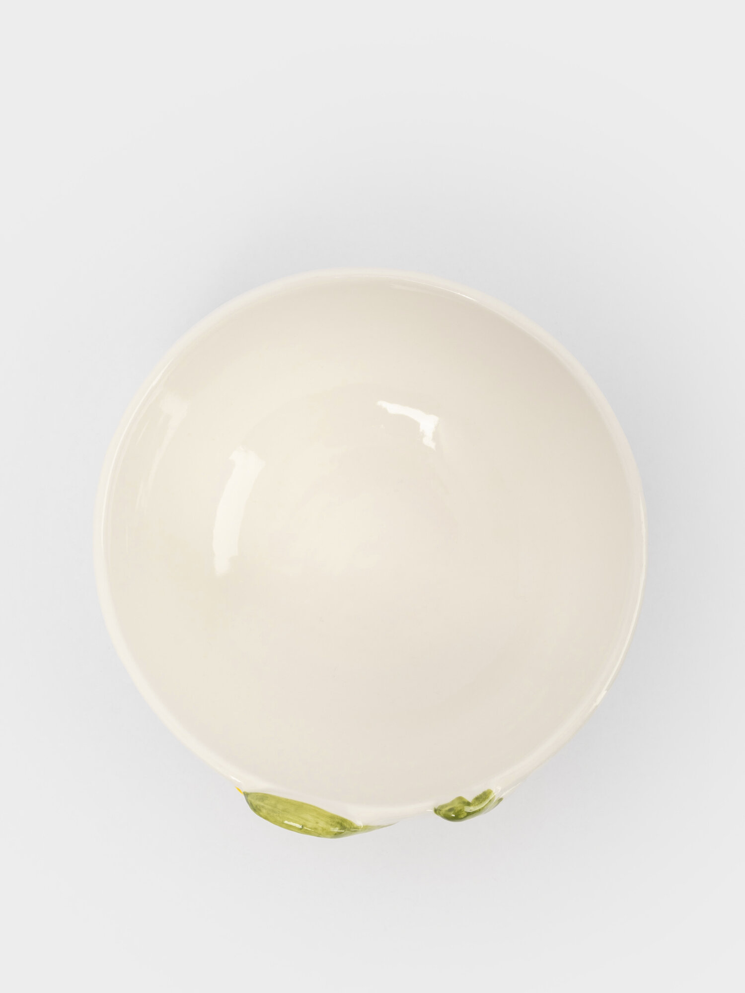 Салатник, 16х7 см, 700 мл, фарфор P, молочный, Лимоны, Limoncello — фото 1