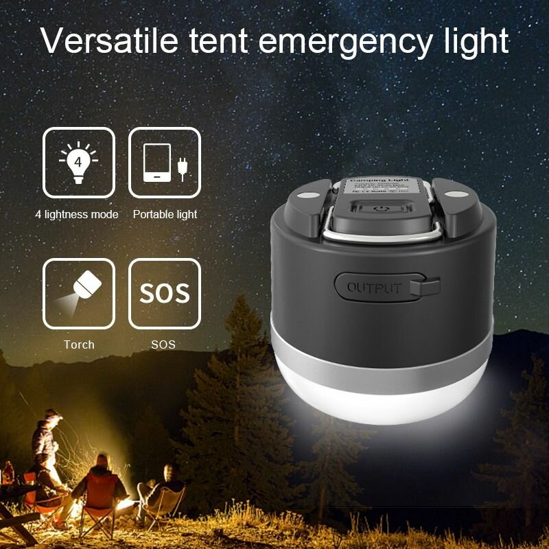 Фонарь кемпинговый Greenbar Camping Light 3600, Black — фото 1