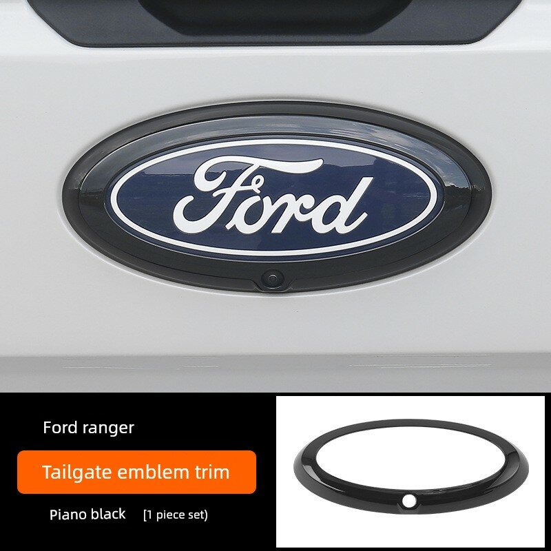 Набор для заднего значка Ford Ranger 4 шт. глянцевый черный (только для внутреннего рынка)