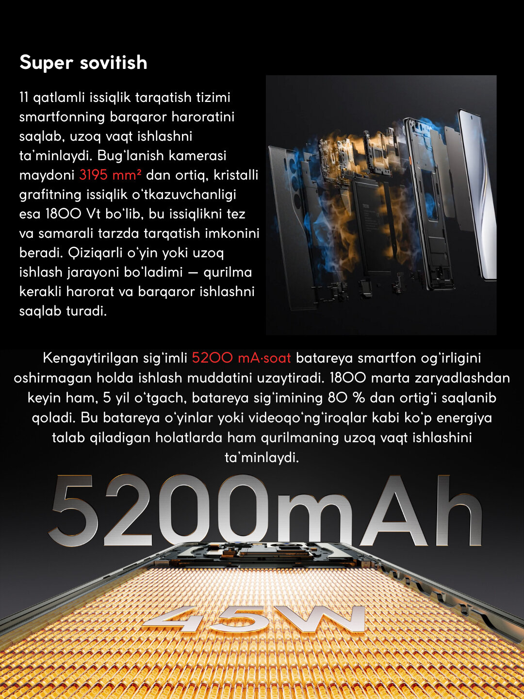 Смартфон TECNO Camon 40 Pro Black, NFC, 2 SIM, 6.78", 120Hz, 5200mAh, 8GB/256GB — фото 1