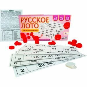 Лото русское с пластиковыми фишками 03094 411695