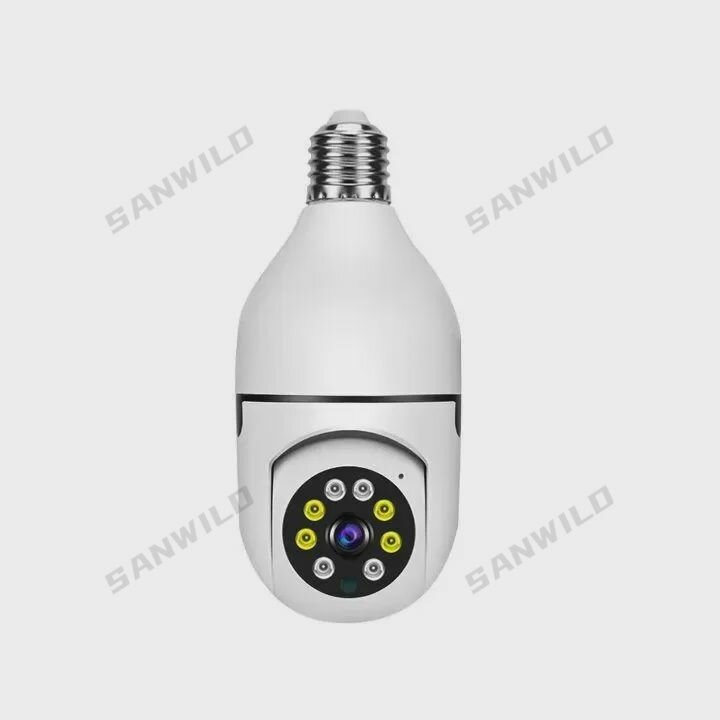 Поворотная камера PTZ Wi-Fi 2МП STARVIS COLORVU для цоколя E27 220В SECTEC IPPTZ3302M-V380