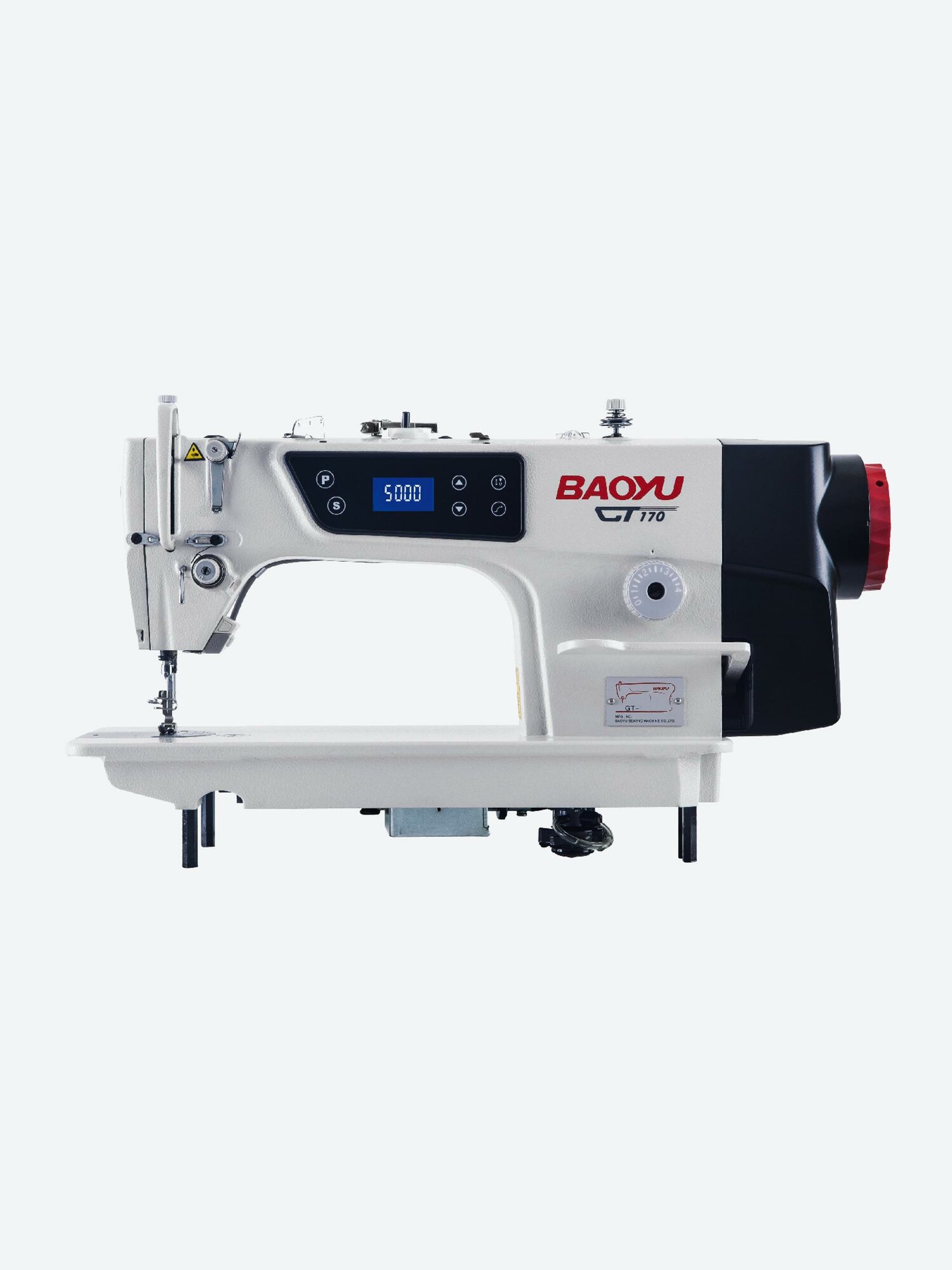 Швейная машина Baoyu GT-170, LED-подсветка, встроенный нож, 5000 оборотов в минуту