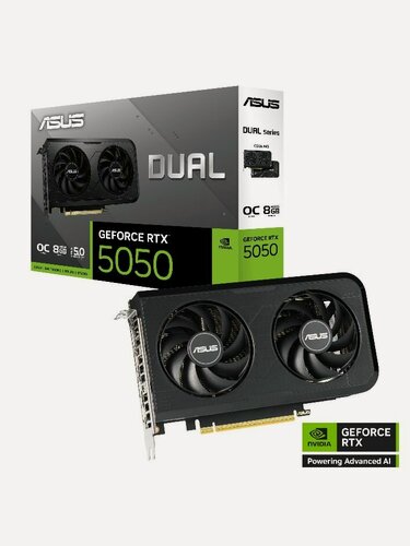 Изображение товара Видеокарта ASUS Dual GeForce RTX 5050 OC 8G (90YV0N72-M0NA00)