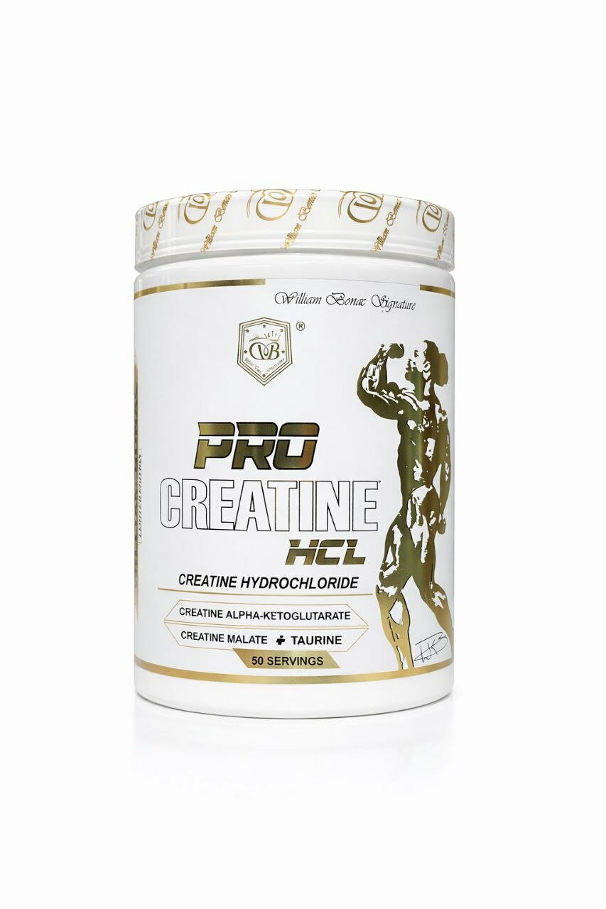 William Bonac Pro Creatine Hydrochloride — креатин гидрохлорид для силы и продуктивности, 300 г
