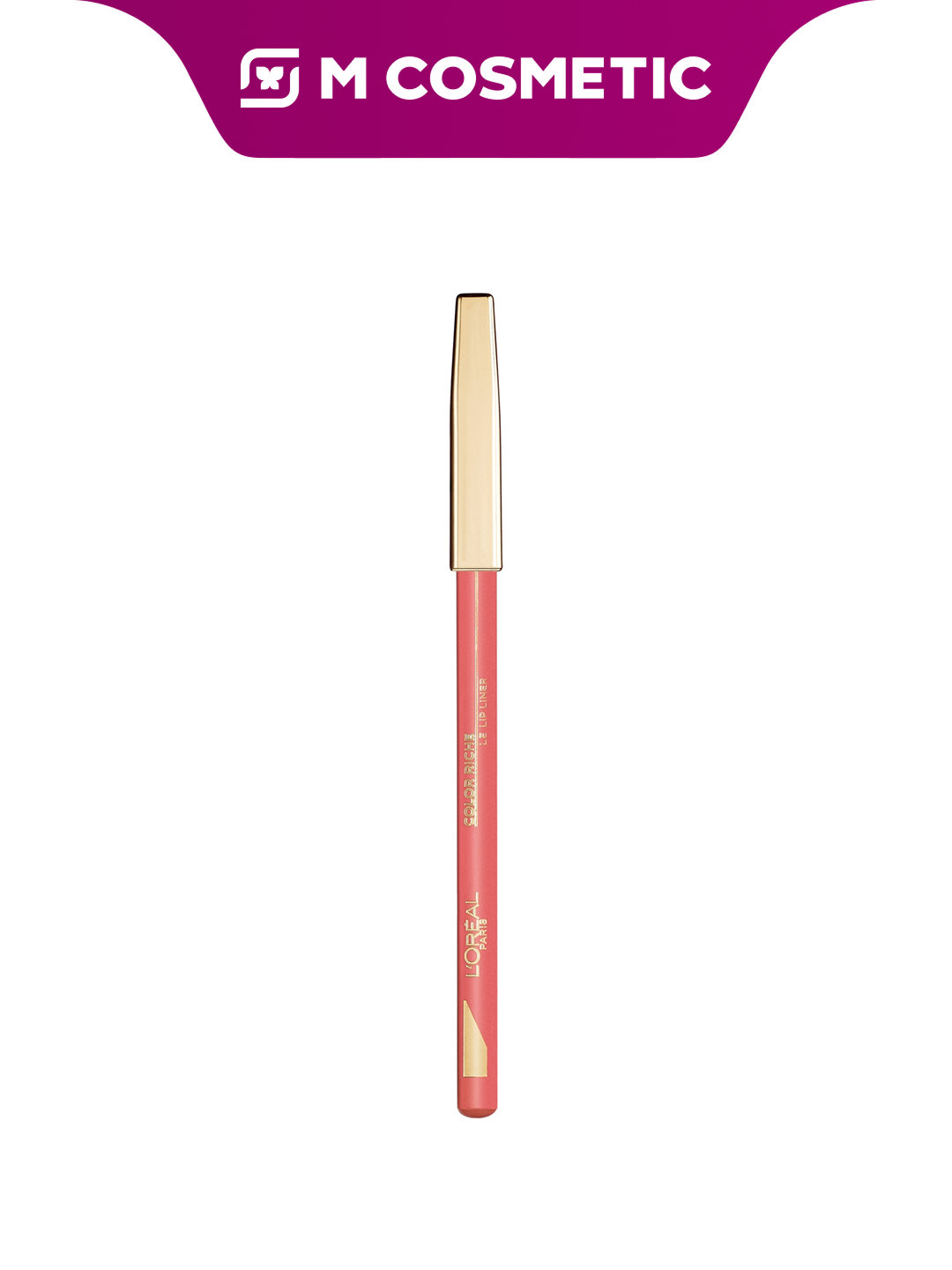 Карандаш для губ L'Oreal Color Riche, водостойкий, гипоаллергенный, светло-розовый