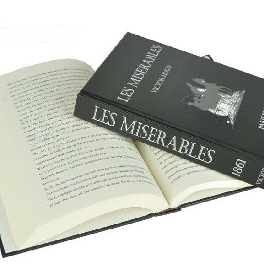 Декоративная книга 25x17x3см черный текстовый стиль интерьер офиса