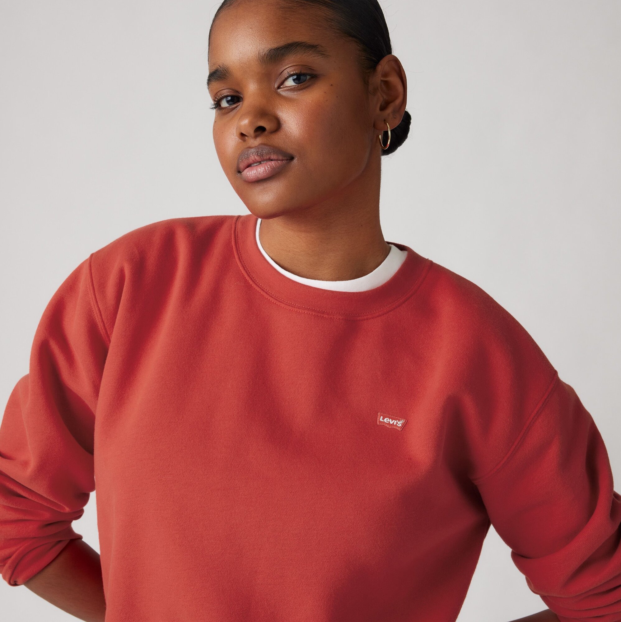 Свитшот Levi's, размер M, , красный — фото 1
