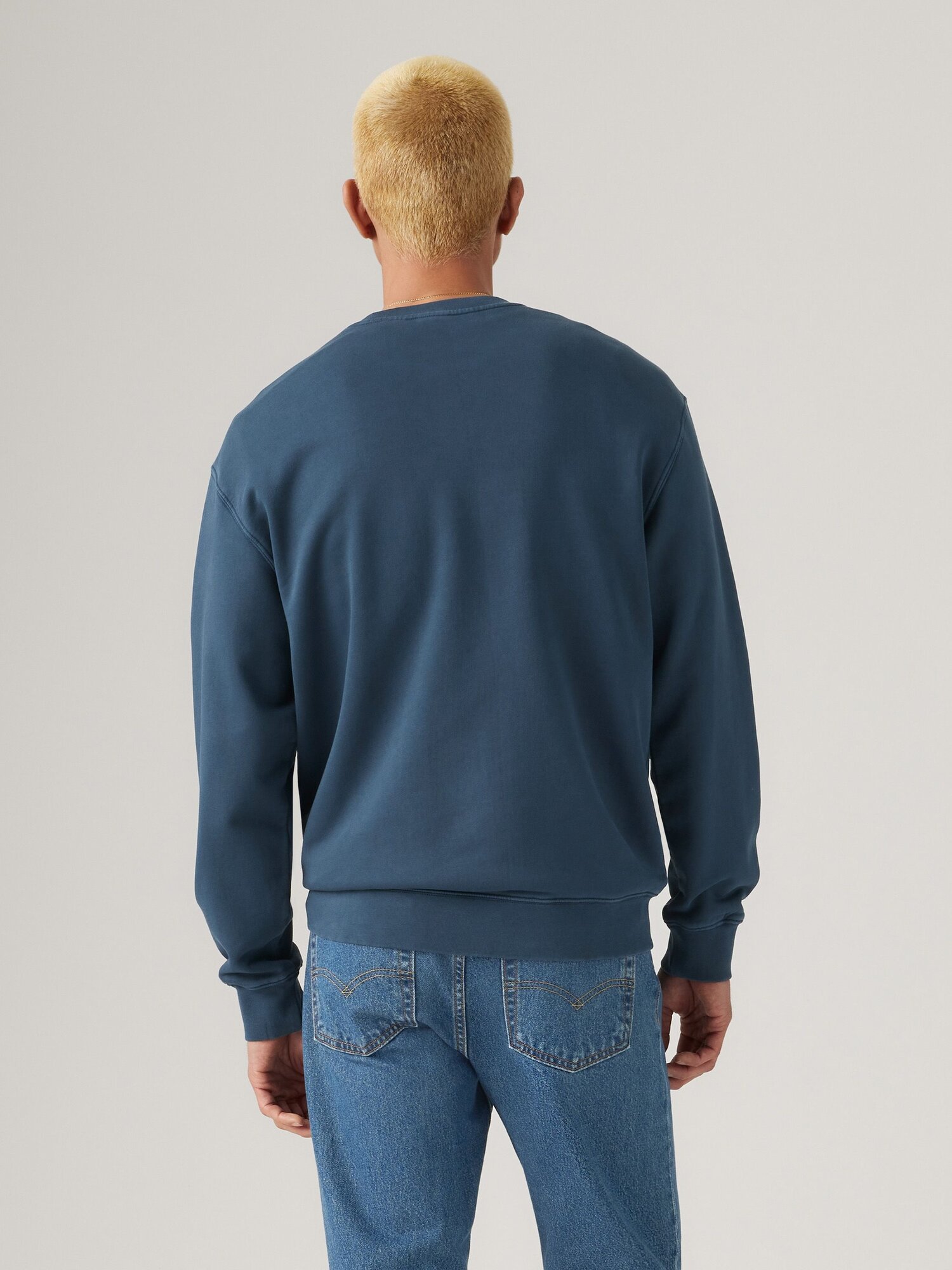 Свитшот Levi's, размер M, , синий — фото 1