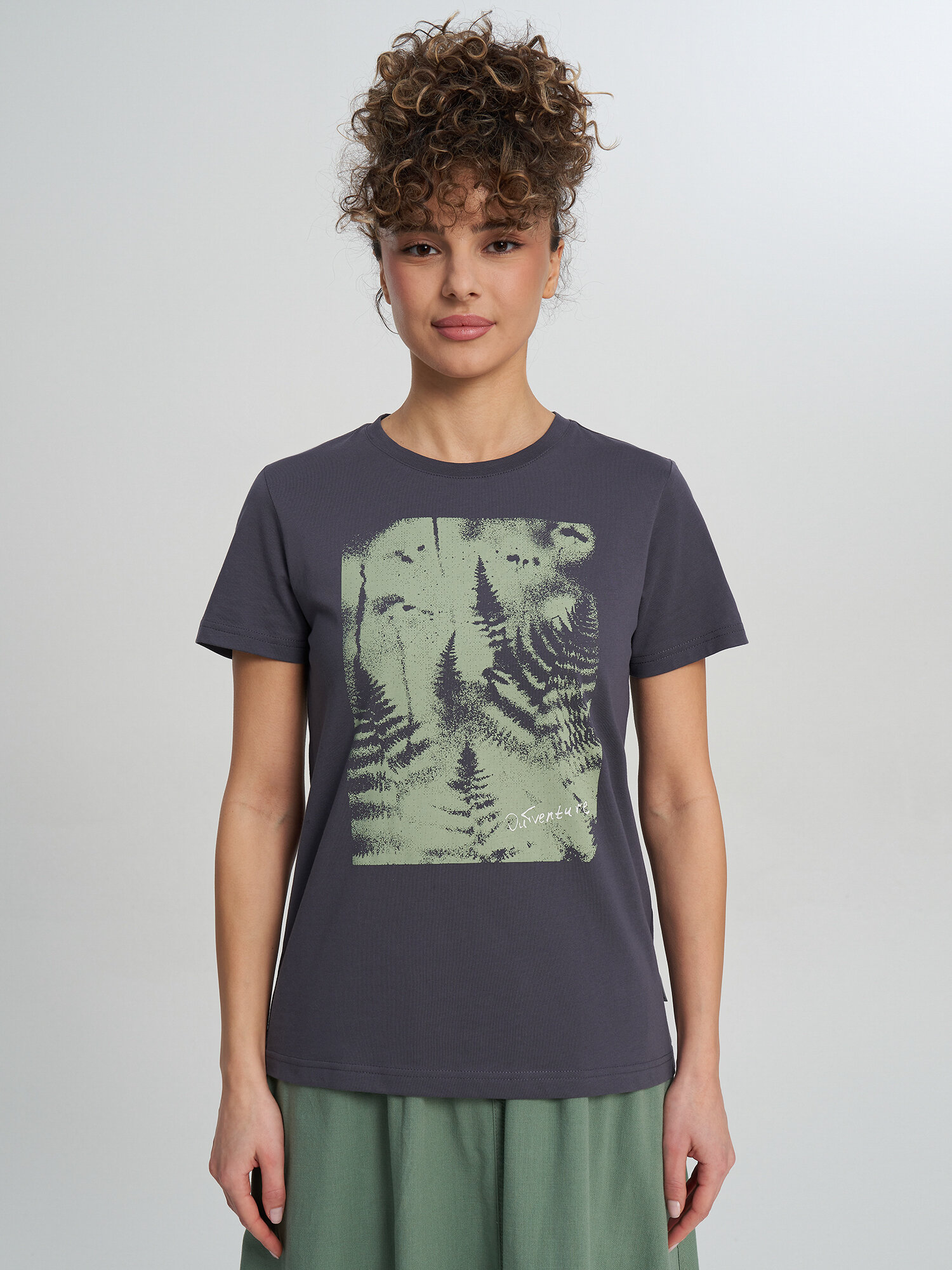 Футболка OUTVENTURE, размер 50-52, темно-серый — фото 1