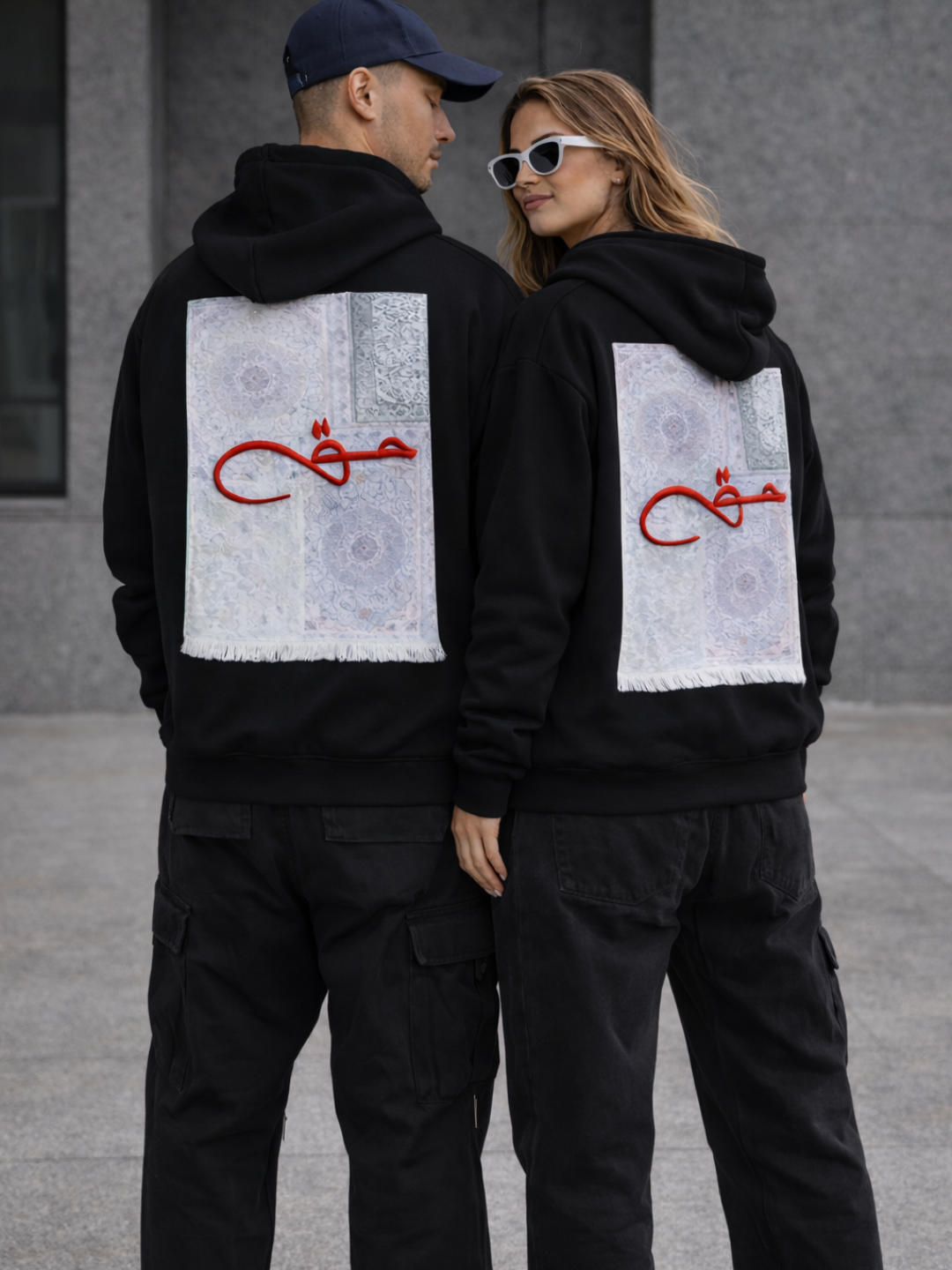 Худи  Основная коллекция, размер 48-58, , розовый, черный, белый, красный, серый — фото 1