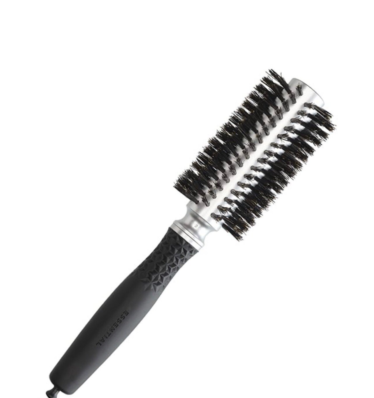 Брашинг Olivia Garden Essential Blowout Soft Boar Bristles Silver (25 мм)