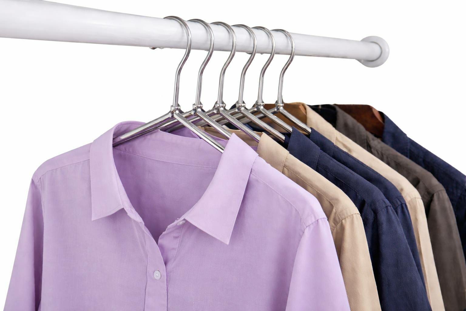 Набор металлических вешалок-плечиков для тяжелой одежды, 6 шт. — фото 1