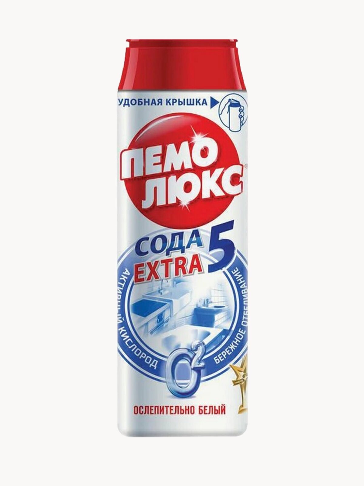 Специальное чистящее средство Пемолюкс Сода Extra 7 Ослепительно белый, 480 г