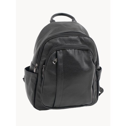 Рюкзак SACULLI DIARMA городской повседневный из экокожи чёрный