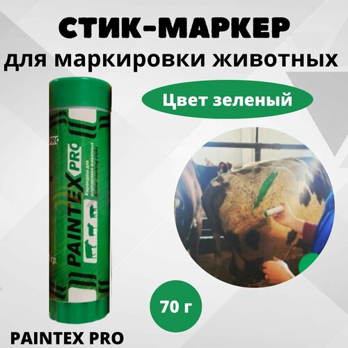 Стик-маркер для маркировки PAINTEX PRO, цвет зеленый