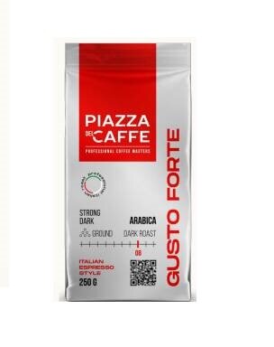 Кофе молотый Piazza del Caffe Gusto Forte, 250 г — фото 1