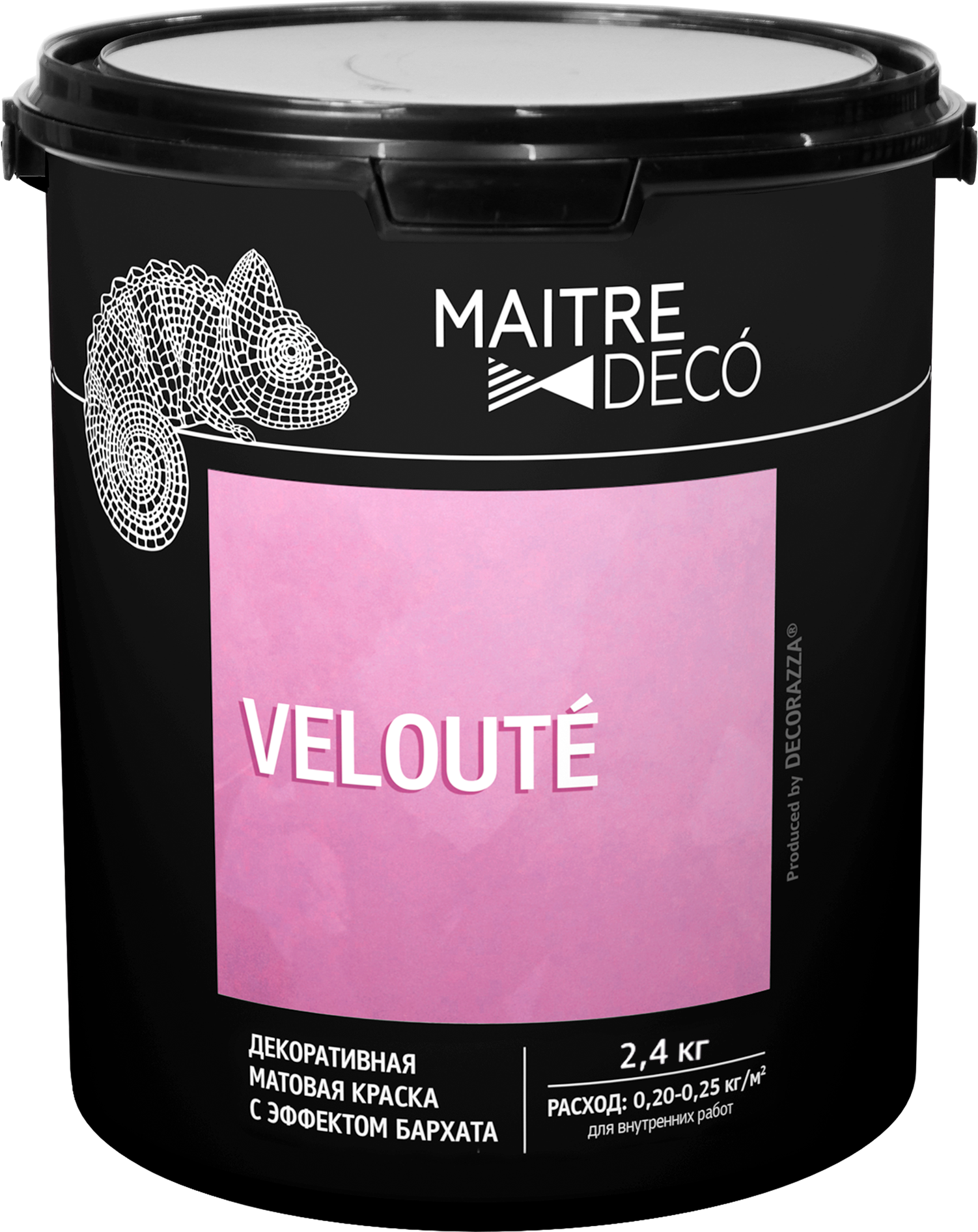 Декоративная краска Maitre Deco «Veloute» эффект бархата 2.4 кг