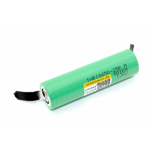 Аккумулятор типа 18650 Li-Ion LiitoKala Lii-25R-N with connectors 2500mAh, 3.7V