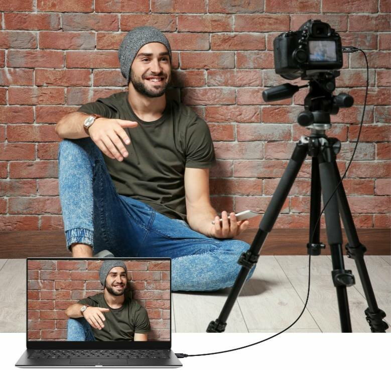 Адаптер PX 5-990A 5-990A HDMI (f)/USB, ver 1.4 Noname - фото №9