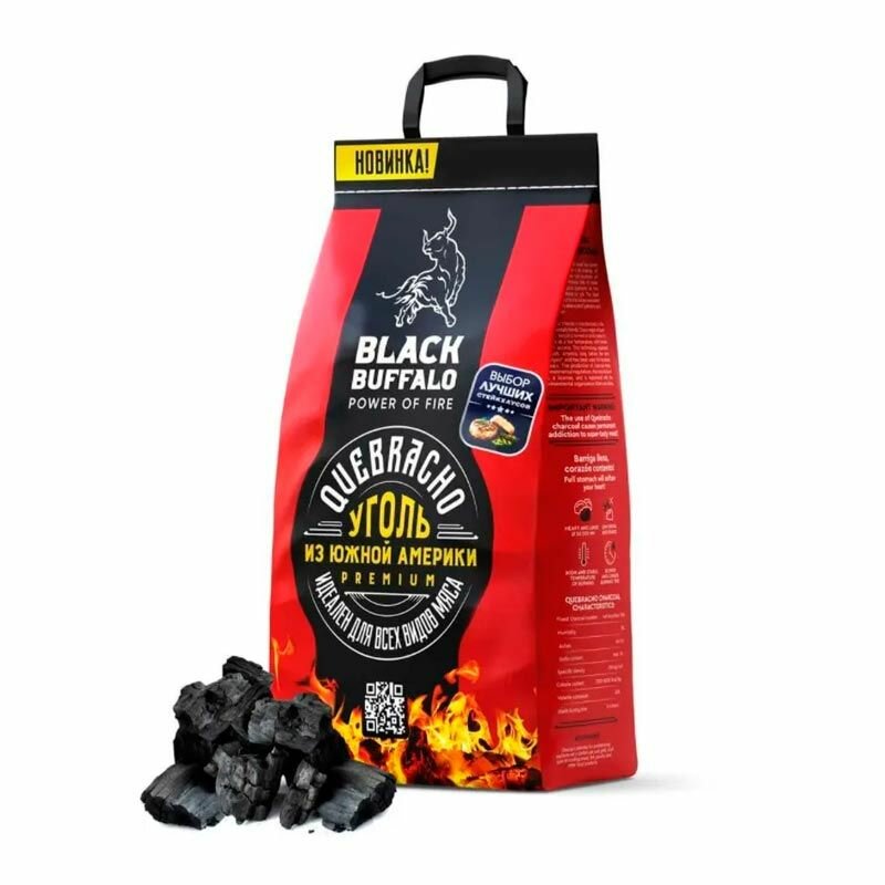Black Buffalo уголь QUEBRACHO, 9 кг — фото 11