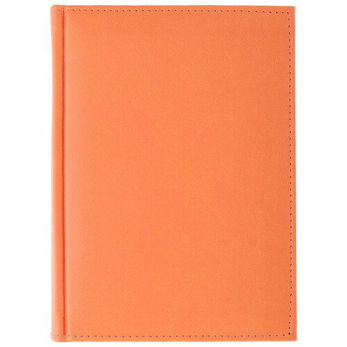Ежедневник недатированный, оранжевый, формат А5, 320 с, обложка кожзам, блок офсет