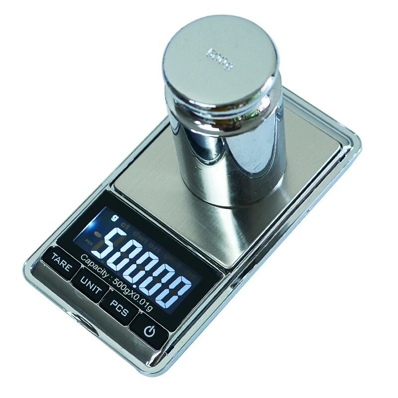 Rollocon карманные электронные весы 500г/0,01г