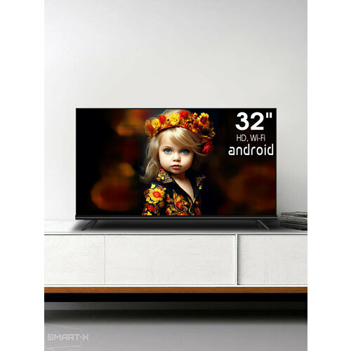 Смарт-телевизор 32 Full HD Android Wi-Fi Miracast 15999₽