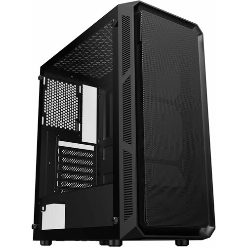 Корпус для ПК Оклик OCC-MD301 черный без БП ATX черный, black