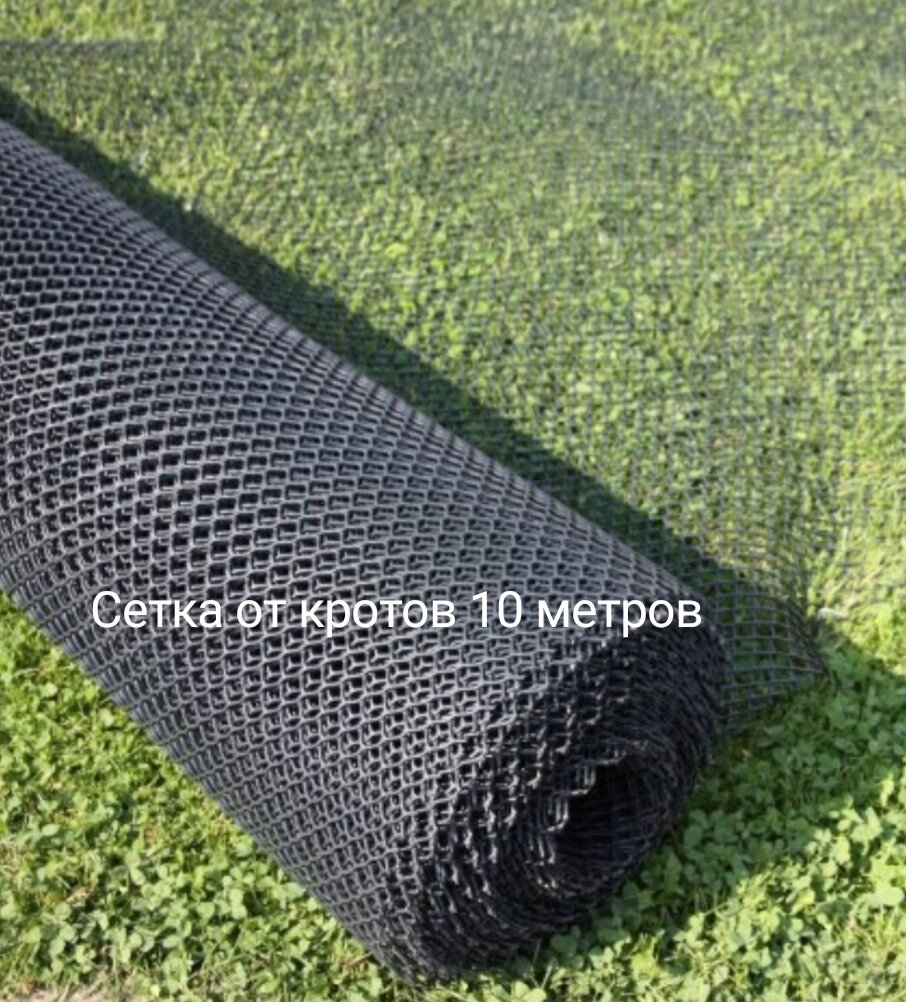 Черная сетка от кротов 10м