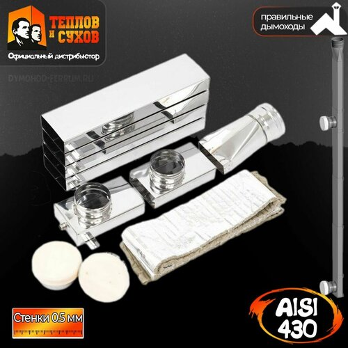 Вентиляция для бани и сауны ТиС вент С горизонтальная басту 10890₽