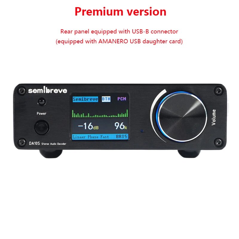 DA10S Цифро-аналоговый преобразователь, With USB-B port-A