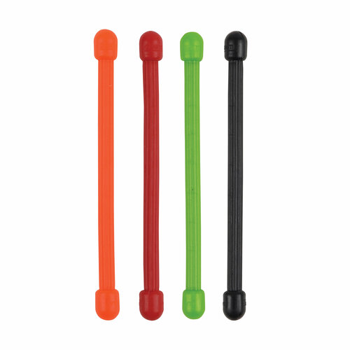 фото Многоразовая стяжка nite ize gear tie reusable twist tie 3" - ассорти 4 шт