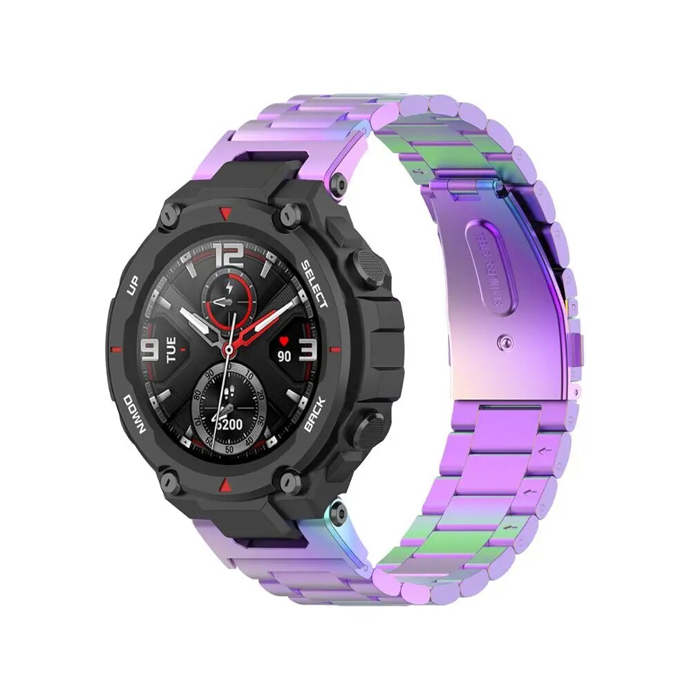 Сменный металлический ремешок FIFATA для Huami Amazfit T-Rex Pro / A1918/Ares — фото 1