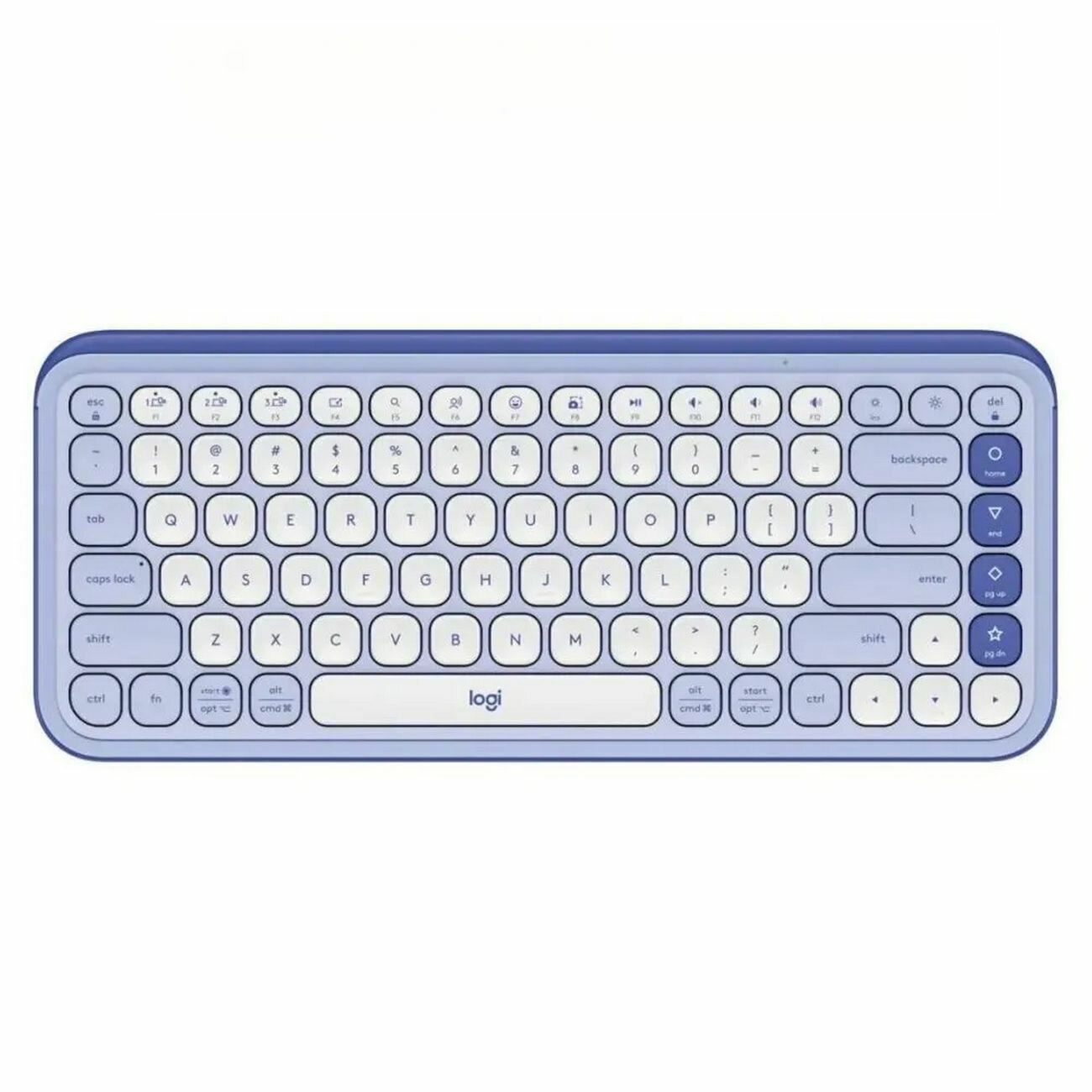 Клавиатура Logitech POP Icon "Lilac", для ПК, для ноутбука, мембранно-механическая