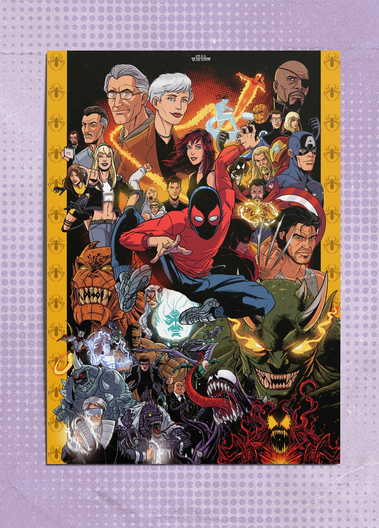 Открытка Ultimate Spider-Man Tribute: Wrestler Suit