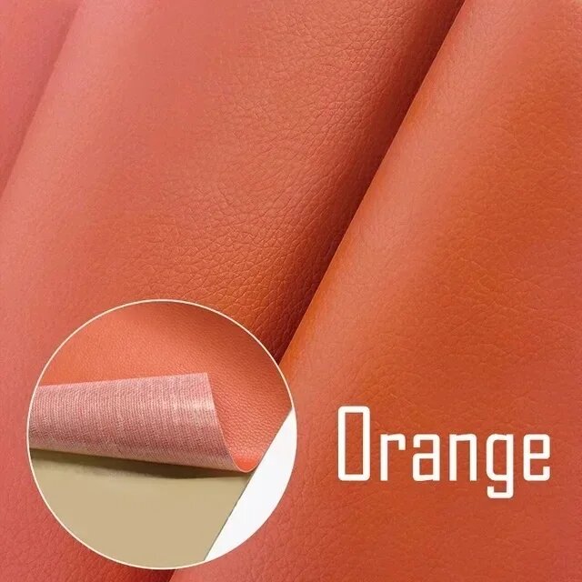 Искусственная кожаная самоклеящаяся лента icobbler 20x10 см Оранжевый, orange